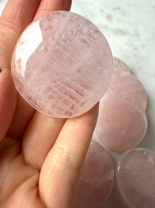 Rose Quartz Worry Stone