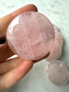 Rose Quartz Worry Stone