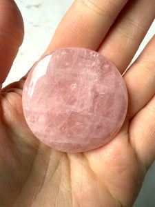 Rose Quartz Worry Stone